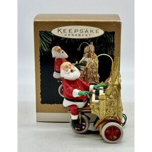 Hallmark Keepsake Santa Sing Along Light Music‎ Ornament 1994 Vintage Magic